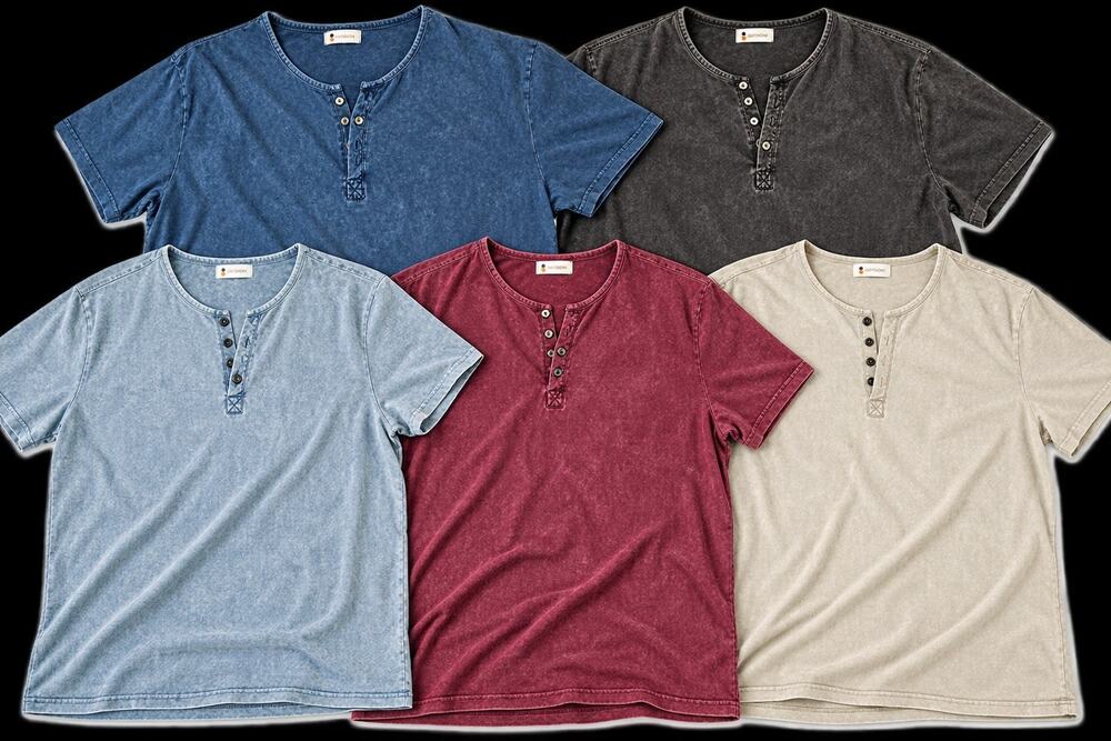 Mens XL Lot Of 5 Button T Shirts New W/o Tags